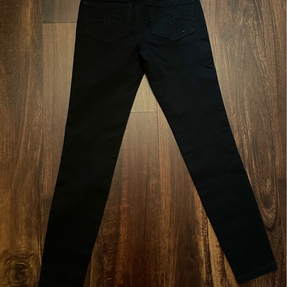 Justice Black Leggings, Size 10 Slim - Picture 5 of 7